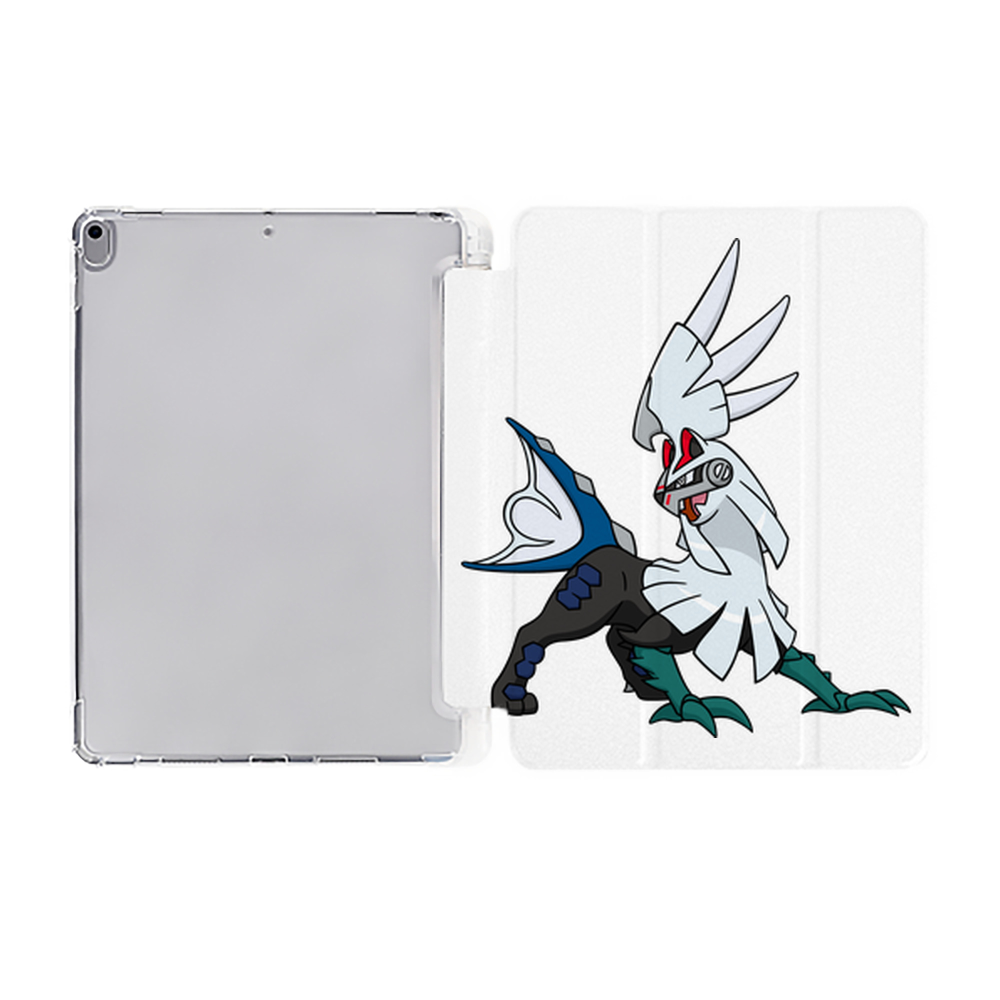 （画像用） ポケットモンスター Pokémon IPad ケース ペン収納付き 三つ折りスタンド PUレザー×シリコン 対応機種9.5/10.5/10.9インチ